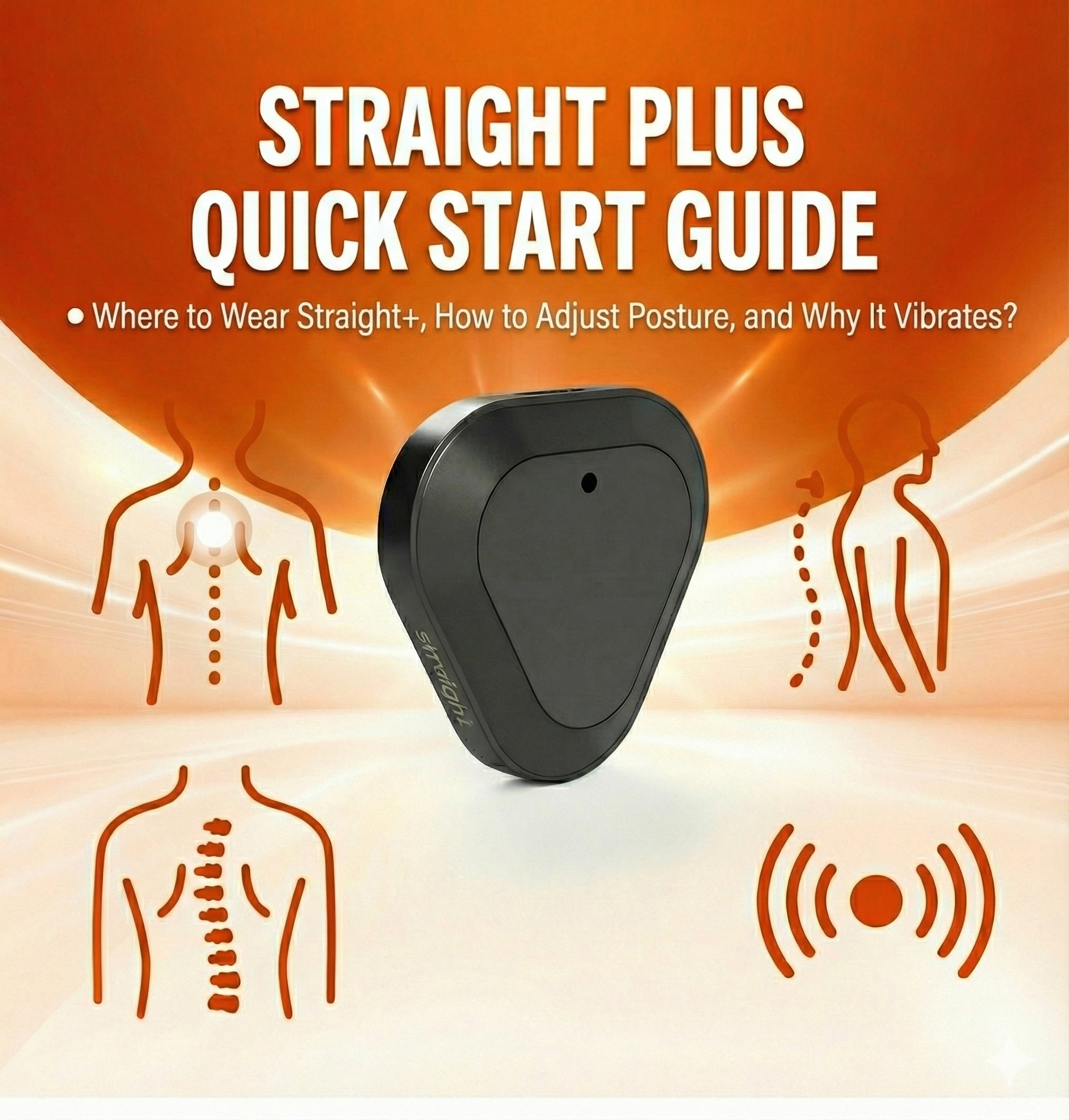 Straight+ Quick Start Guide: Where to Place Straight+, How to Set Posture, and Why It Vibrates