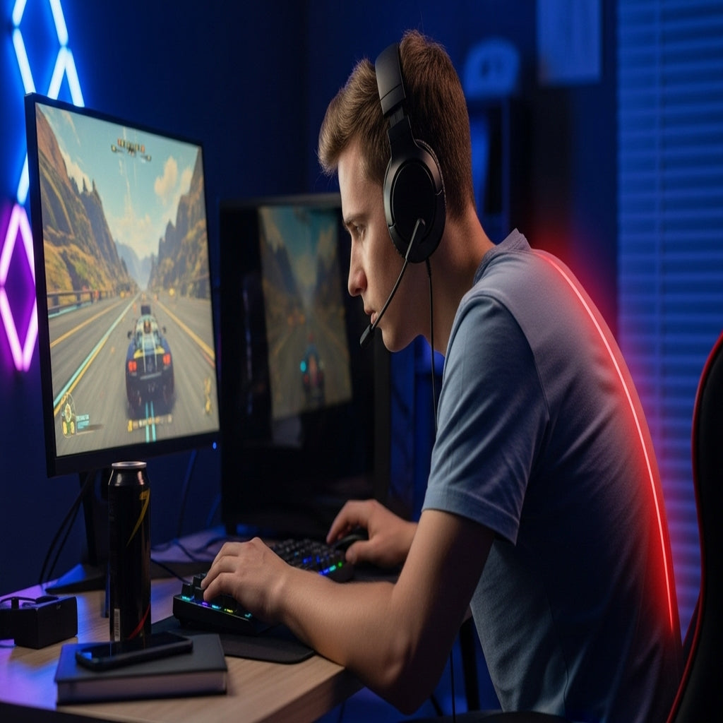 Posture Alert for Gamers: Don’t Lose Your Spine Health While Winning on Screen!